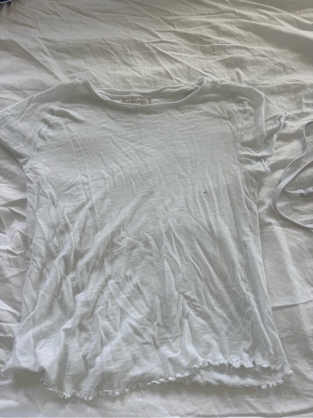 We The Free White Short Sleeve Crewneck Tee